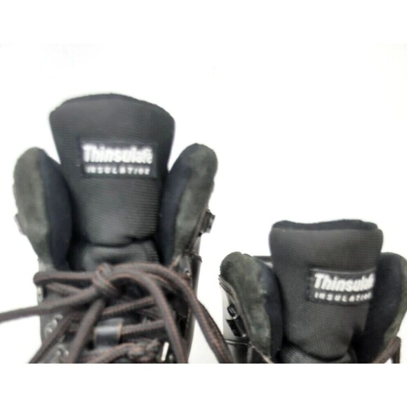 Thinsulate Explorer Mens Boots Black Size 9 Winter Snow Boots Lace Up main image 7